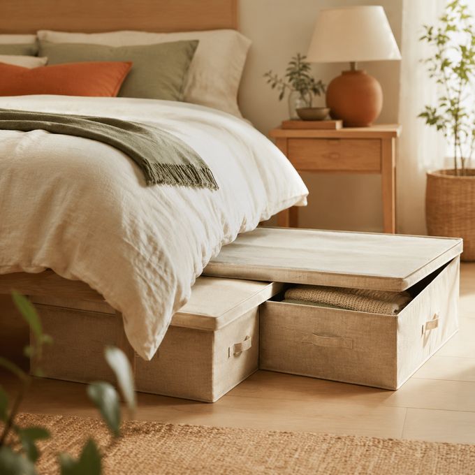 Under Bed storage scene